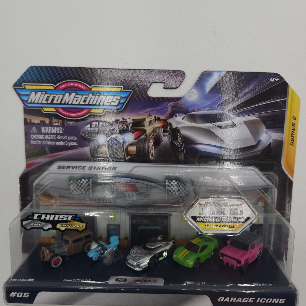Micro Machines Garage Icons Series 2 #06 Hasbro 2020 Silver